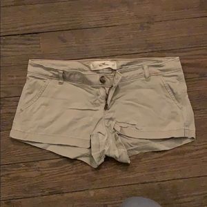 Tan Hollister shorts size 5